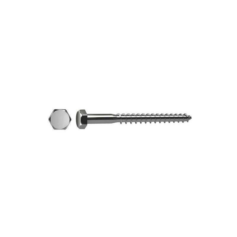  Lot de 25 vis acier tête 6 pans  diamètre 5 mm x l 30 mm STANDERS - Sanifer Tamatave