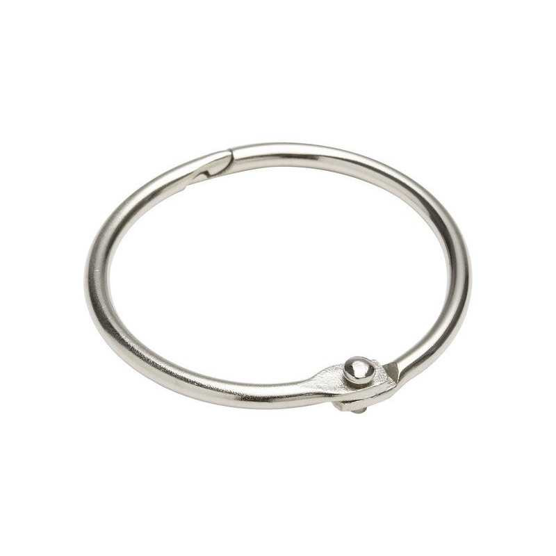  Lot de 2 anneaux acier nickelé l.34.6 x l.34.6 x ep.2.3 mm Standers STANDERS - Sanifer Tamatave