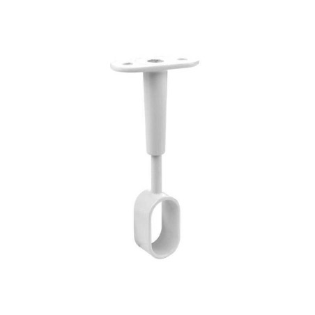  Lot de 1 support de barre de penderie d30 x 15 mm ovale blanc 21 72 m SPACEO - Sanifer Tamatave