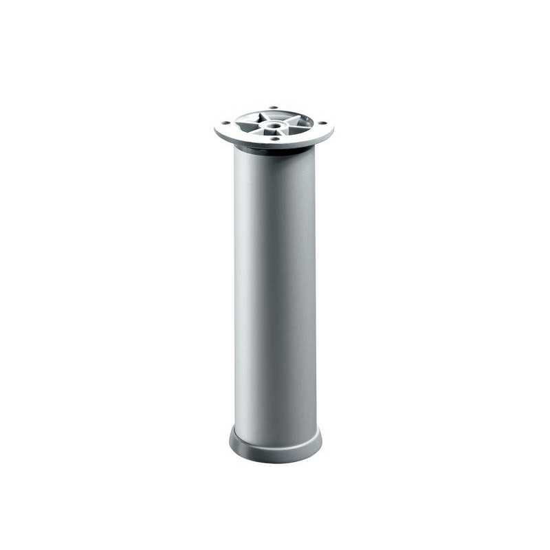  Pied de meuble cylindrique réglable en acier mat gris HETTICH - Sanifer Tamatave