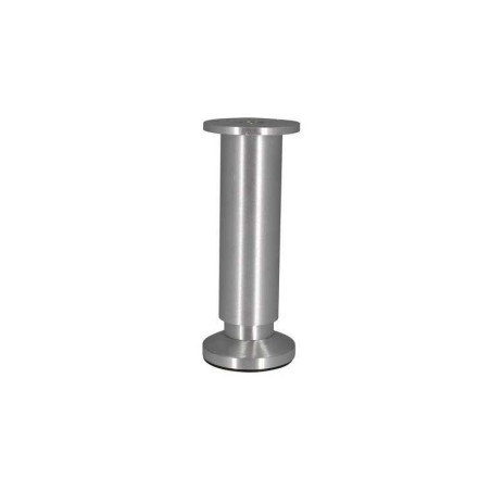  Pied de meuble cylindrique réglable en aluminium brossé gris CIME - Sanifer Tamatave