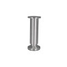  Pied de meuble cylindrique réglable en aluminium brossé gris CIME - Sanifer Tamatave