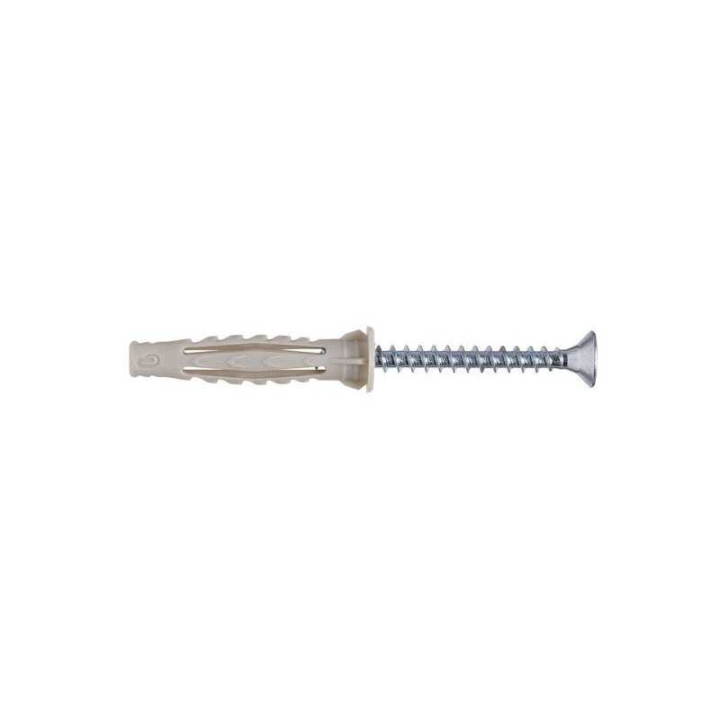  Lot de 250 chevilles et vis à expansion diamètre 6 mm x l.40 mm Standers STANDERS - Sanifer Tamatave