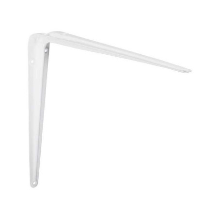 Equerre emboutie acier epoxy blanc h 25 x p 30 cm Sans marque - Sanifer Tamatave