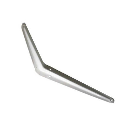  Equerre emboutie acier epoxy blanc h 7 5 x p 10 cm Sans marque - Sanifer Tamatave