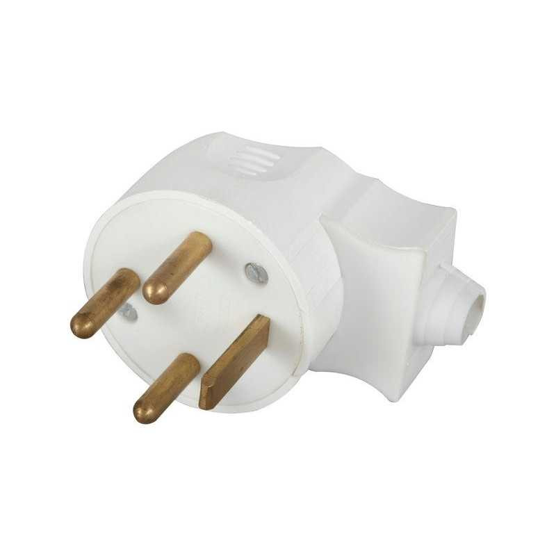  Fiche électrique mâle 3 pôles + terre 20 a debflex DEBFLEX - Sanifer Tamatave