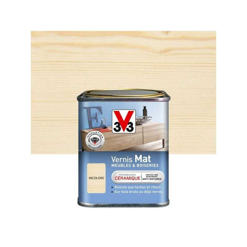  Vernis meuble et objets v33 incolore mat 0 25l V33 - Sanifer Tamatave
