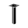  Pied de meuble cylindrique fixe en acier époxy noir HETTICH - Sanifer Tamatave