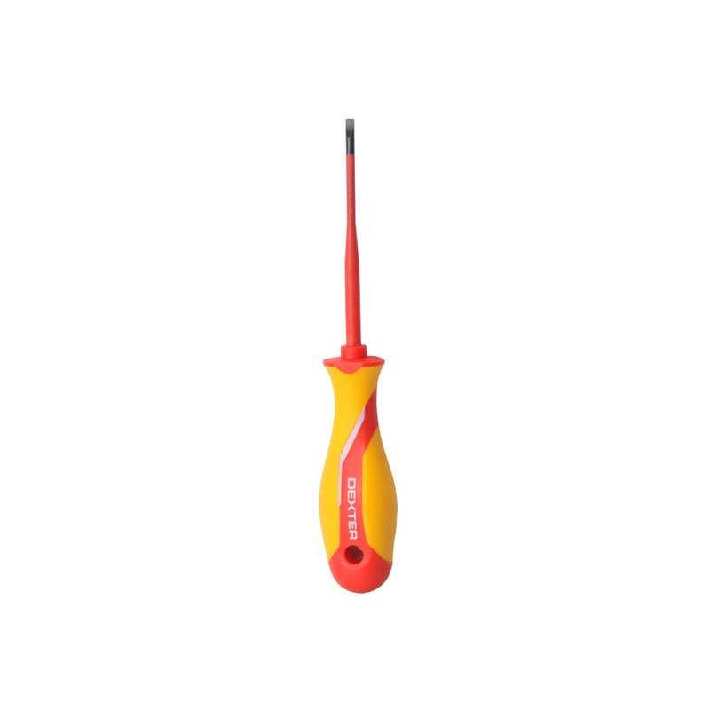  Tournevis isolé plat sl4 l.100 mm Dexter DEXTER - Sanifer Tamatave