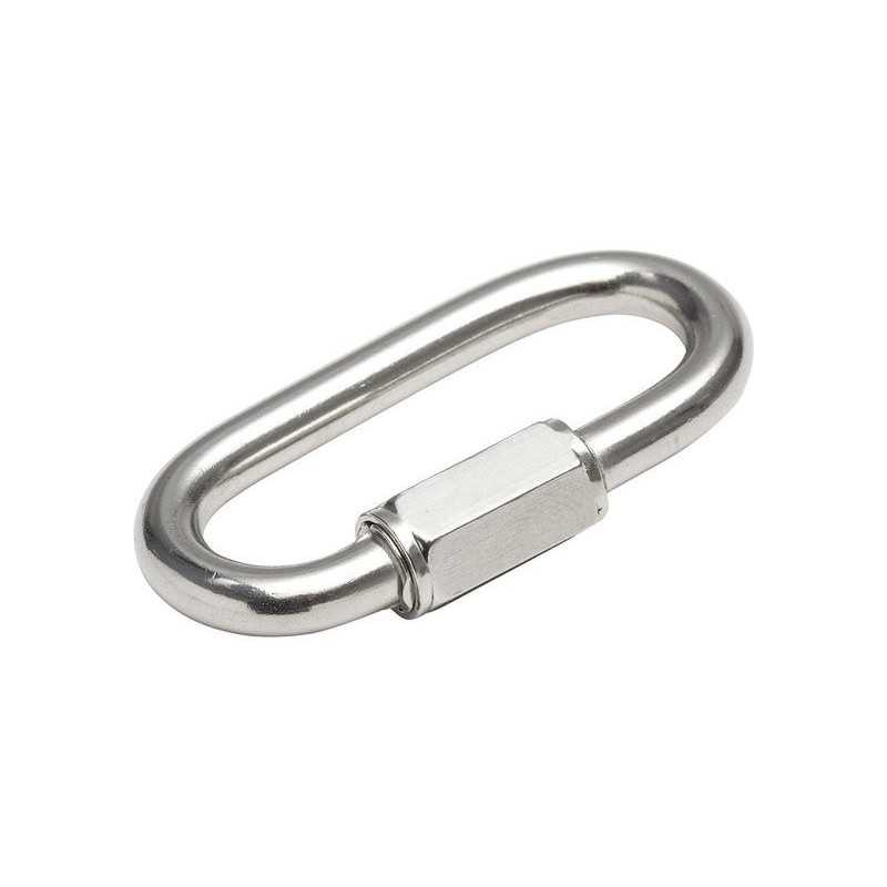  Maillon rapide inox l.52.5 x l.21 x ep.6 mm Standers STANDERS - Sanifer Tamatave
