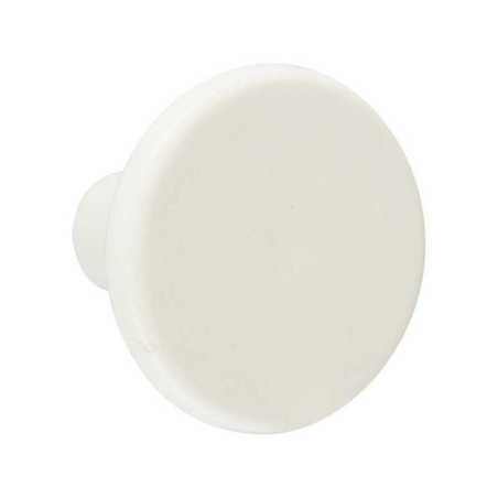  Lot de 6 boutons de meuble rond blanc en plastique h 27xl 33xl 33 mm REI - Sanifer Tamatave