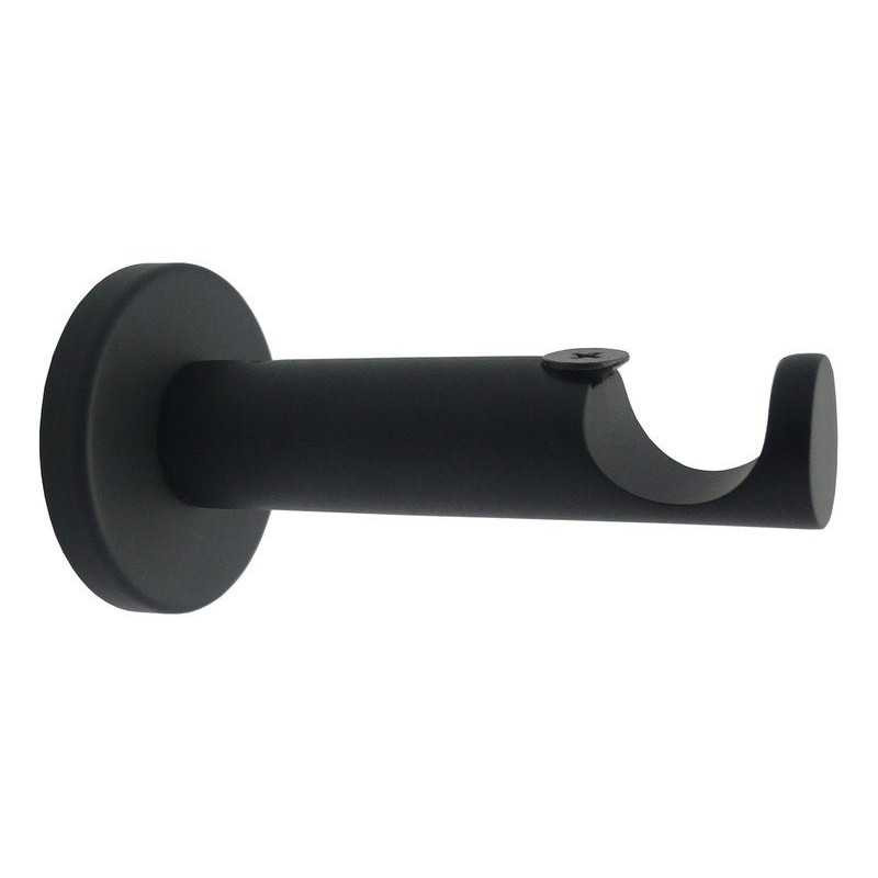 Lot de 2 supports avec perçage design tige 20 mm noir mat ins INSPIRE - Sanifer Tamatave