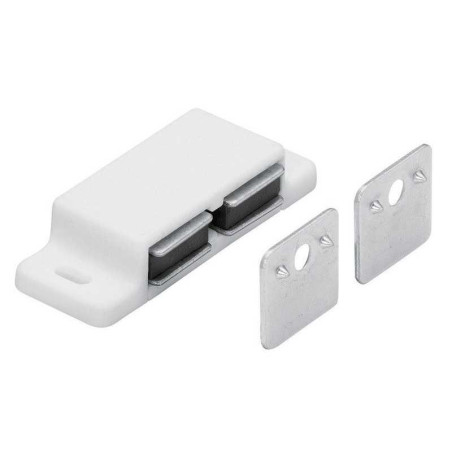  Lot de 2 loqueteaux magnétiques plastique l.20.8 x l.58. Hettich HETTICH - Sanifer Tamatave