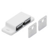  Lot de 2 loqueteaux magnétiques plastique l.20.8 x l.58. Hettich HETTICH - Sanifer Tamatave