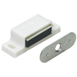  Lot de 10 loqueteaux magnétiques plastique l.14.5 x l.45. Hettich HETTICH - Sanifer Tamatave