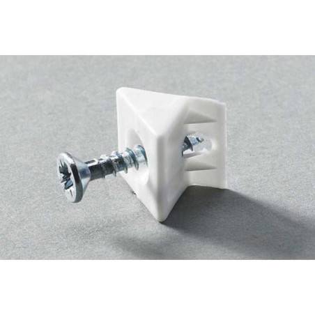  Lot de 20 stabilisateurs d'angle pour paroi arrière en plastique l 10mm HETTICH - Sanifer Tamatave