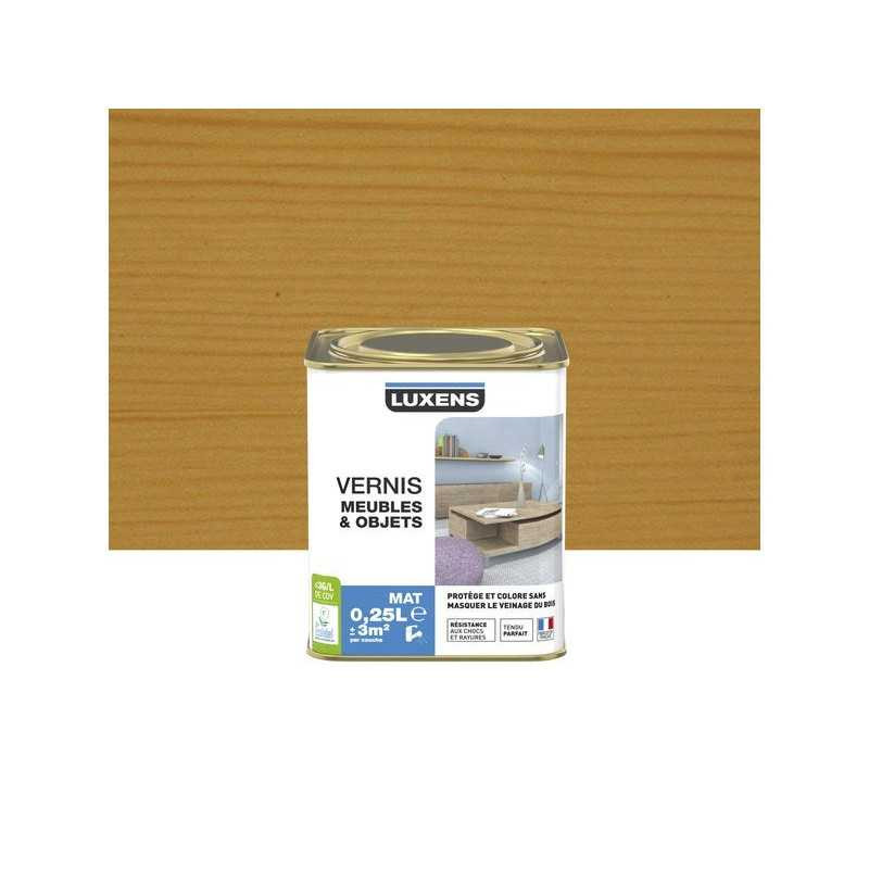  Vernis meuble et objets chêne doré mat 0 25l LUXENS - Sanifer Tamatave