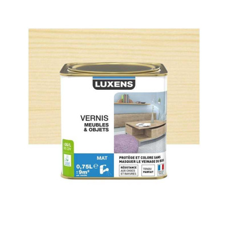  Vernis meuble et objets luxens incolore mat 0 75l LUXENS - Sanifer Tamatave