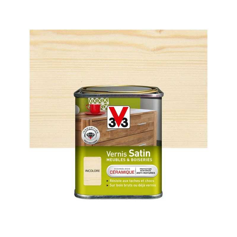  Vernis meuble et objets v33 incolore satiné 0 25l V33 - Sanifer Tamatave