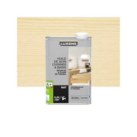  Huile cuisine et bain incolore luxens 0 5 l LUXENS - Sanifer Tamatave