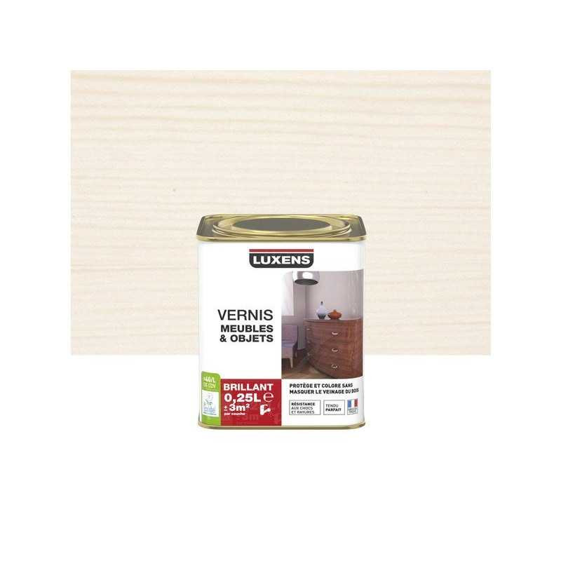  Vernis meuble et objets blanc brillant 0 25l LUXENS - Sanifer Tamatave