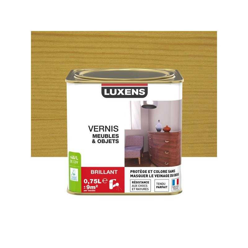  Vernis meuble et objets chêne clair brillant 075l LUXENS - Sanifer Tamatave
