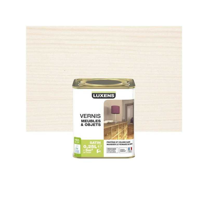  Vernis meuble et objets blanc satiné 0 25l LUXENS - Sanifer Tamatave