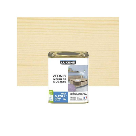  Vernis meuble et objets luxens incolore mat 0 25l LUXENS - Sanifer Tamatave