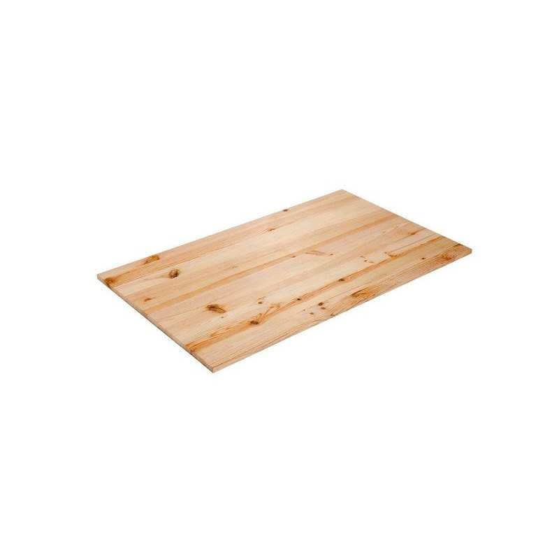  Plateau de table pin l 120 x l 70 cm x ep 18 mm Sans marque - Sanifer Tamatave