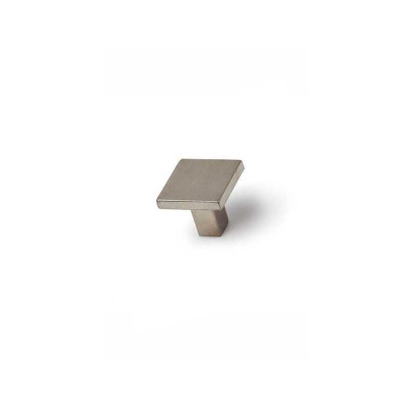  Lot de 4 boutons de meuble carré zamak mat h 28 x l 30 x p 30 mm  - Sanifer Tamatave