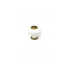  Lot de 4 boutons de meuble rond porcelaine brillant h 28 x l 31 x p 31 mm  - Sanifer Tamatave