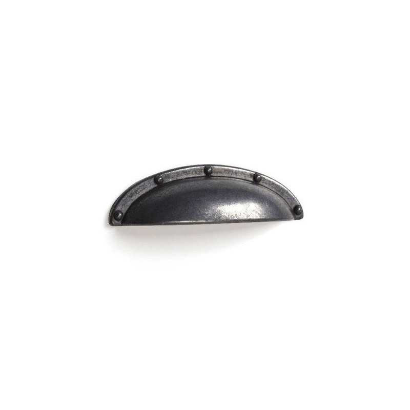  Lot de 4 poignées de meuble entraxe 64 mm zamak vieilli  - Sanifer Tamatave