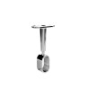  Lot de 1 support de barre de penderie d30 x 15 mm ovale chrome 21 58 m  - Sanifer Tamatave