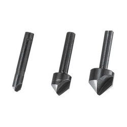  Lot de 3 fraises tige diamètre 6-12-16 mm  Wolfcraft  - Sanifer Tamatave