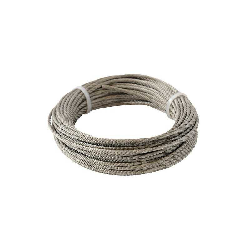  Câble acier inox a4 diamètre 2 mm l 10 m  Standers  - Sanifer Tamatave