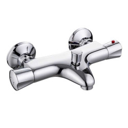  Mitigeur thermostatique de baignoire chrome chromé nerea  - Sanifer Tamatave