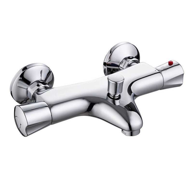  Mitigeur thermostatique de baignoire chrome chromé nerea  - Sanifer Tamatave
