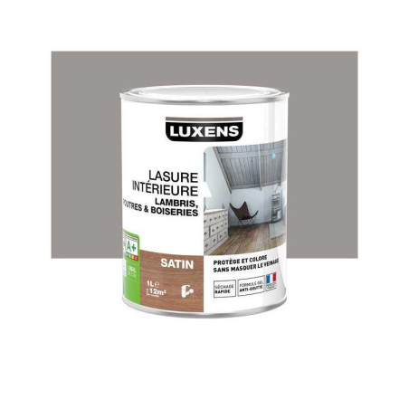  Lasure intérieure poutre et lambris lasure intérieure luxens 1 l gris-gris nâ°3  - Sanifer Tamatave