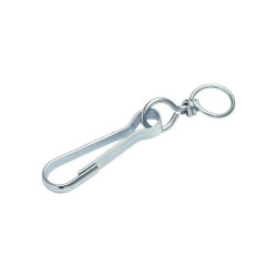  Lot de 2 mousquetons acier zingué l.60 x l.15 Standers  - Sanifer Tamatave