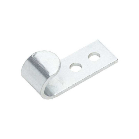  Lot de 2 crochets de bâche acier zingué x l 41 x l 15 mm  - Sanifer Tamatave