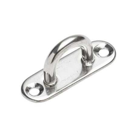  Lot de 2 platines à ?il inox diamètre 4 2 x l 15 mm STANDERS - Sanifer Tamatave