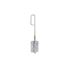 Verrou baïonnette acier zingué h 500 x l 60 x p 20 mm  - Sanifer Tamatave