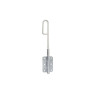 Verrou baïonnette acier zingué h 500 x l 60 x p 20 mm  - Sanifer Tamatave