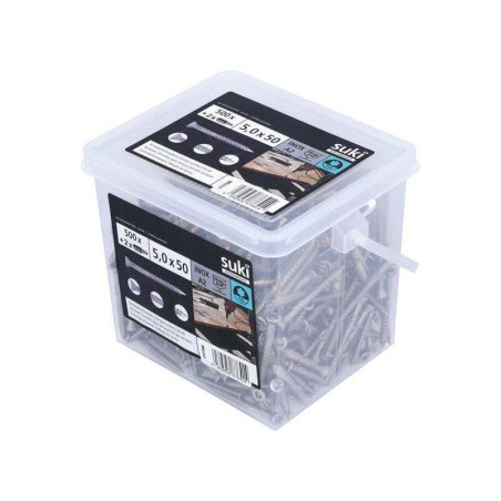  500 vis terrasse inox tãªte fraisée suki diamètre  5 x 50 mm  - Sanifer Tamatave
