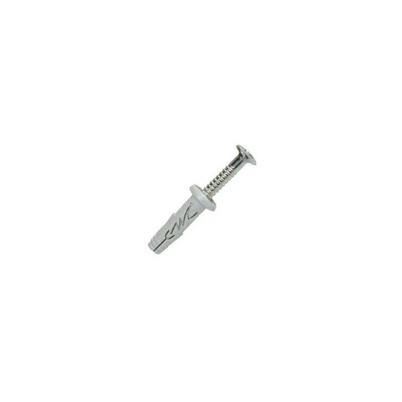  Lot de 100 chevilles et vis Ã    frapper nylon Spit, diam. 6 x L. 30 mm  - Sanifer Tamatave