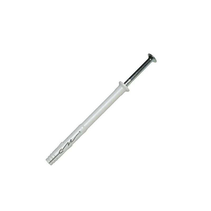  Lot de 10 chevilles et vis Ã    frapper nylon Spit, diam. 8 x L. 90 mm  - Sanifer Tamatave