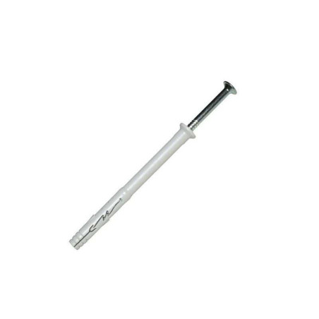  Lot de 10 chevilles et vis Ã    frapper nylon Spit, diam. 8 x L. 90 mm  - Sanifer Tamatave