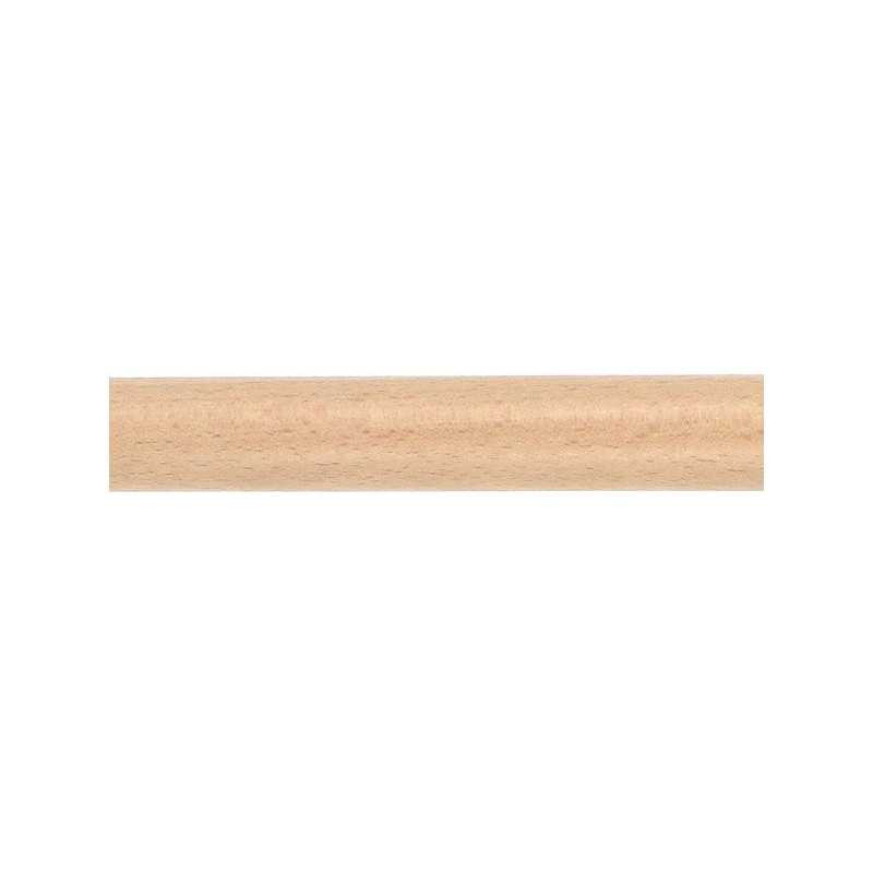  Tringle à rideau design marron verni diamètre  28 mm 200 cm INSPIRE - Sanifer Tamatave