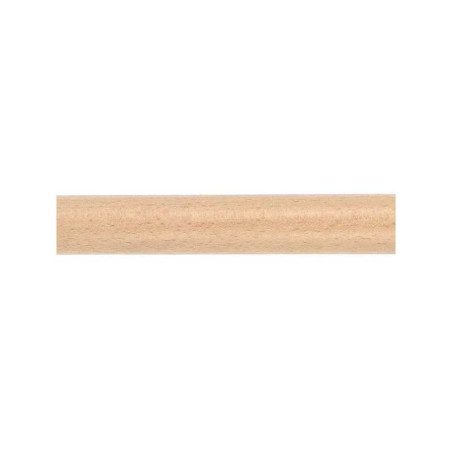  Tringle à rideau design chêne verni diamètre  28 mm 150 cm INSPIRE - Sanifer Tamatave