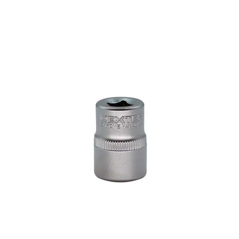  Douille 6 pans 1-4 en chrome vanadium diamètre  13 mm DEXTER - Sanifer Tamatave